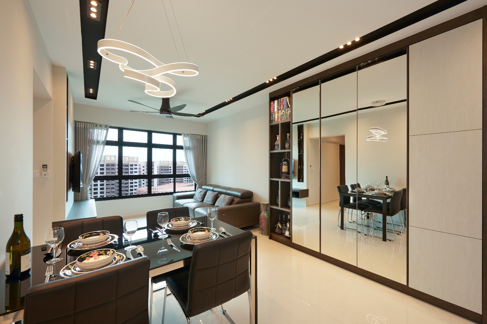  Design - Dining Room - HDB 4 Room - Design by DC Vision Design Pte Ltd