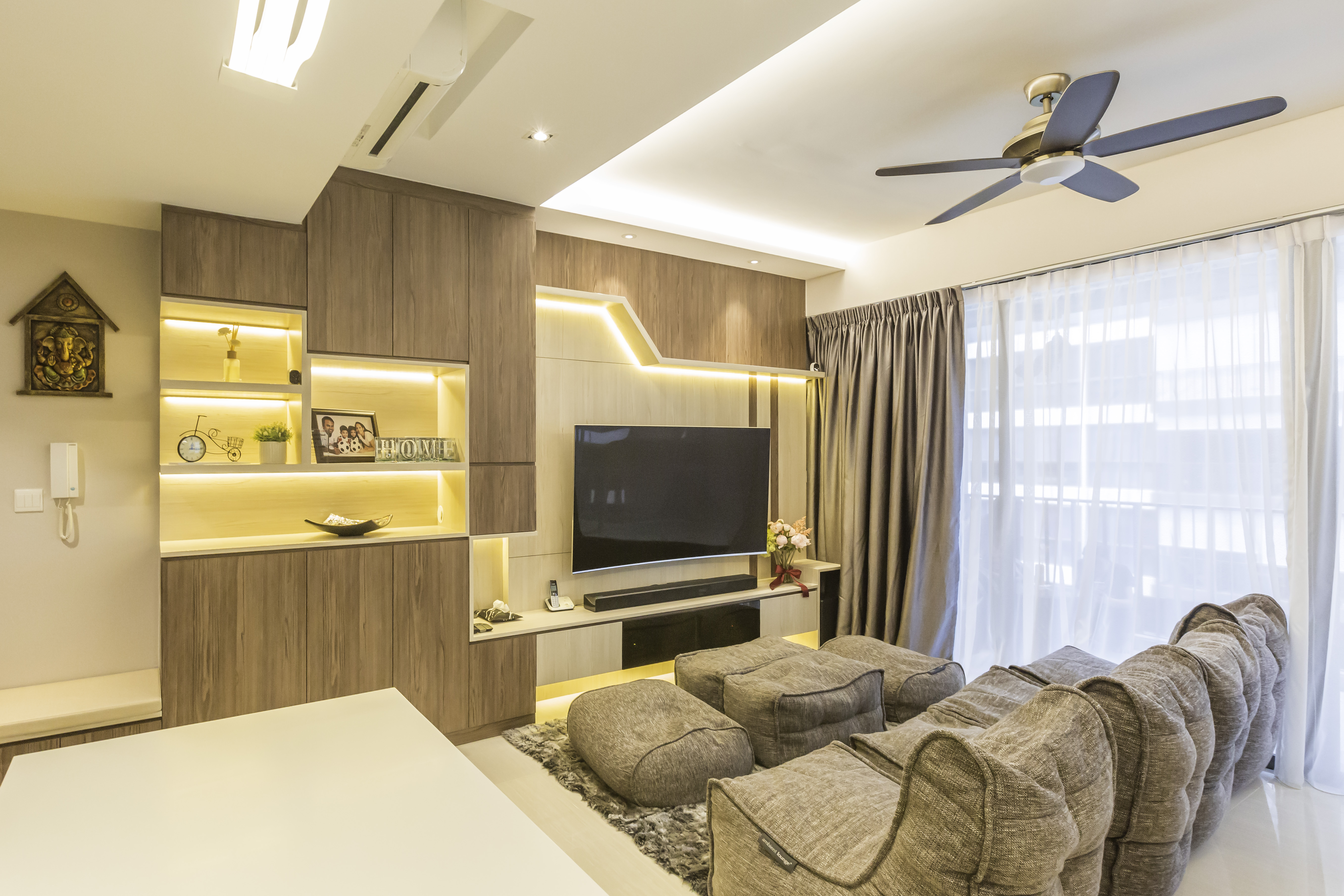 Contemporary Design - Living Room - Condominium - Design by DC Vision Design Pte Ltd