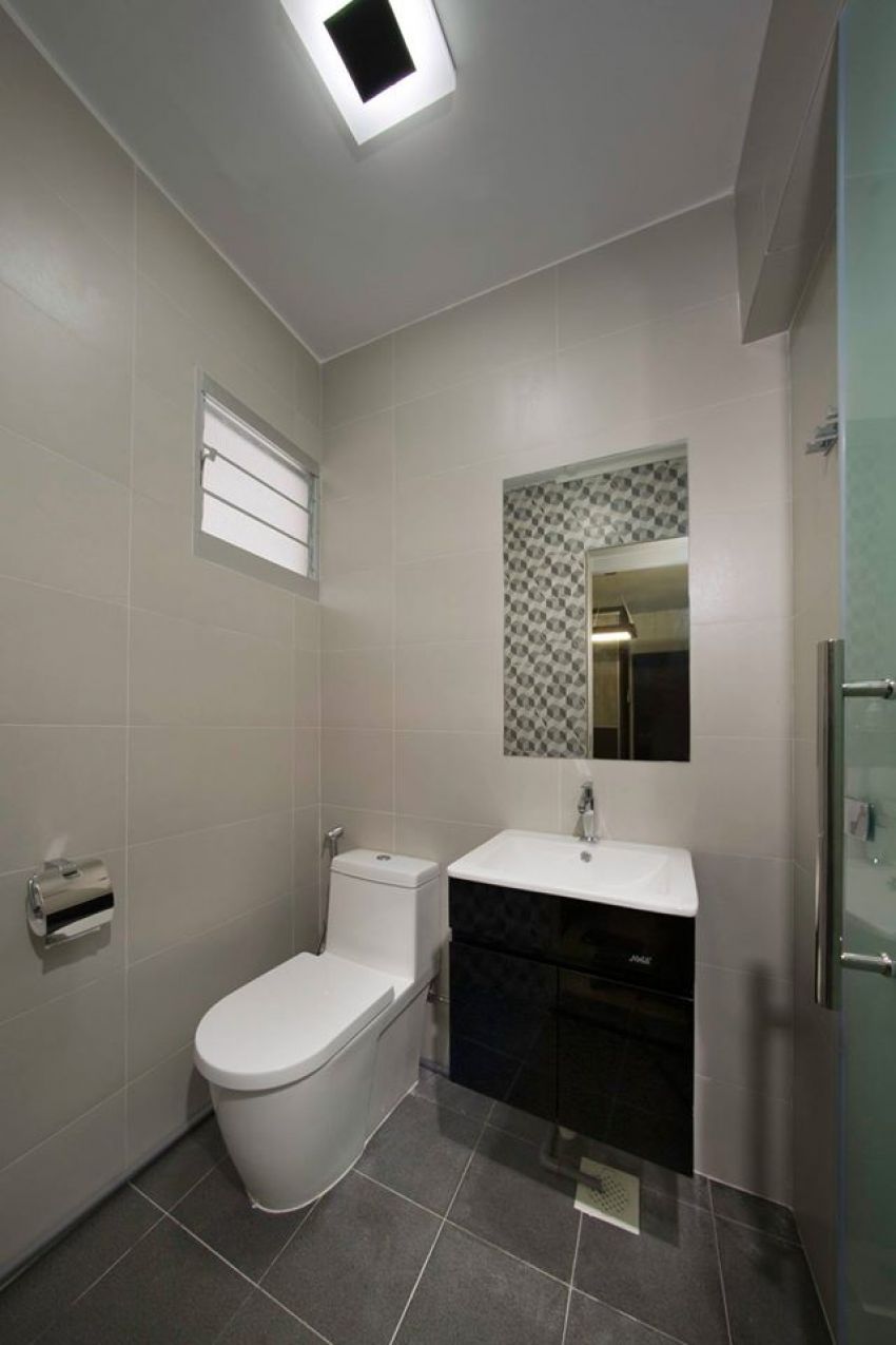 Contemporary Design - Bathroom - HDB 3 Room - Design by DC Vision Design Pte Ltd