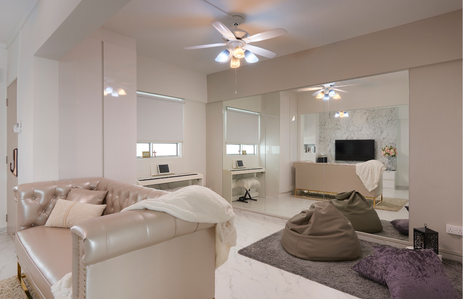 Modern Design - Living Room - HDB 3 Room - Design by DC Vision Design Pte Ltd