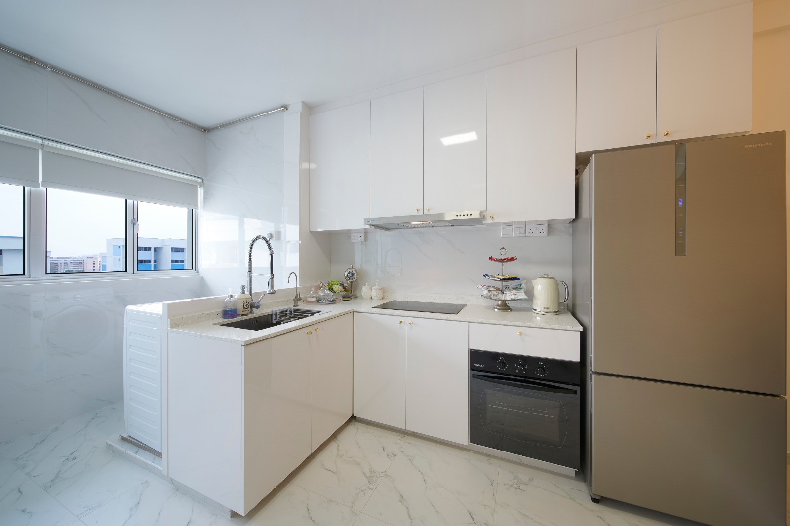 Modern Design - Kitchen - HDB 3 Room - Design by DC Vision Design Pte Ltd