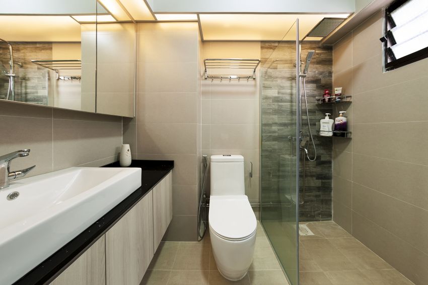 Contemporary, Modern Design - Bathroom - HDB 5 Room - Design by DC Vision Design Pte Ltd