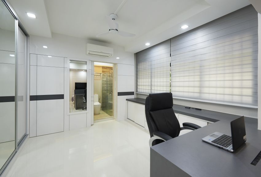 Contemporary, Modern Design - Study Room - HDB 5 Room - Design by DC Vision Design Pte Ltd