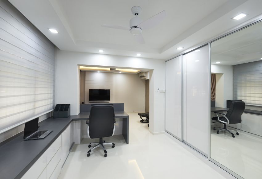 Contemporary, Modern Design - Study Room - HDB 5 Room - Design by DC Vision Design Pte Ltd