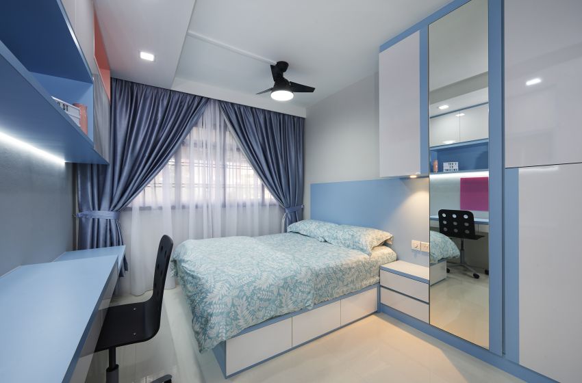 Contemporary, Modern Design - Bedroom - HDB 5 Room - Design by DC Vision Design Pte Ltd