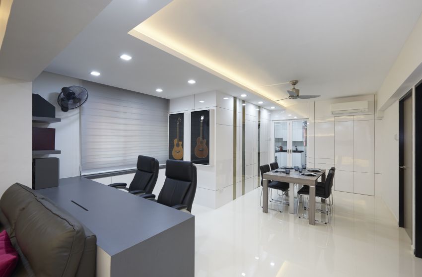 Contemporary, Modern Design - Dining Room - HDB 5 Room - Design by DC Vision Design Pte Ltd