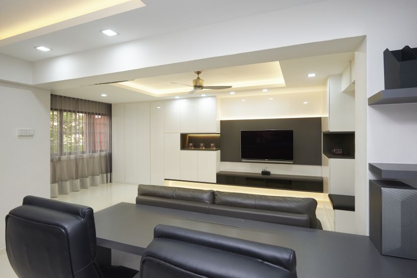 Contemporary, Modern Design - Living Room - HDB 5 Room - Design by DC Vision Design Pte Ltd