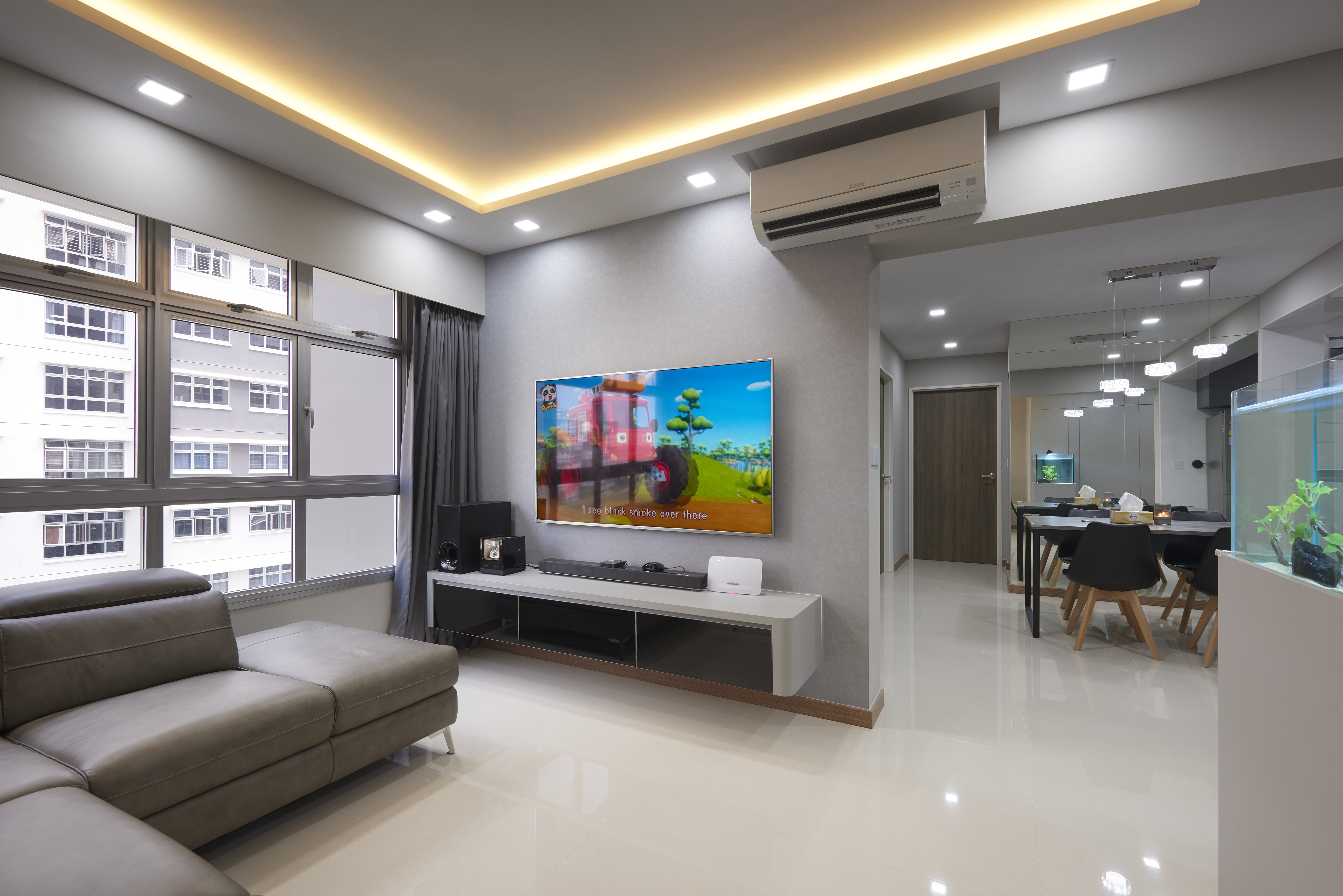 Contemporary, Modern, Scandinavian Design - Living Room - HDB 4 Room - Design by DC Vision Design Pte Ltd