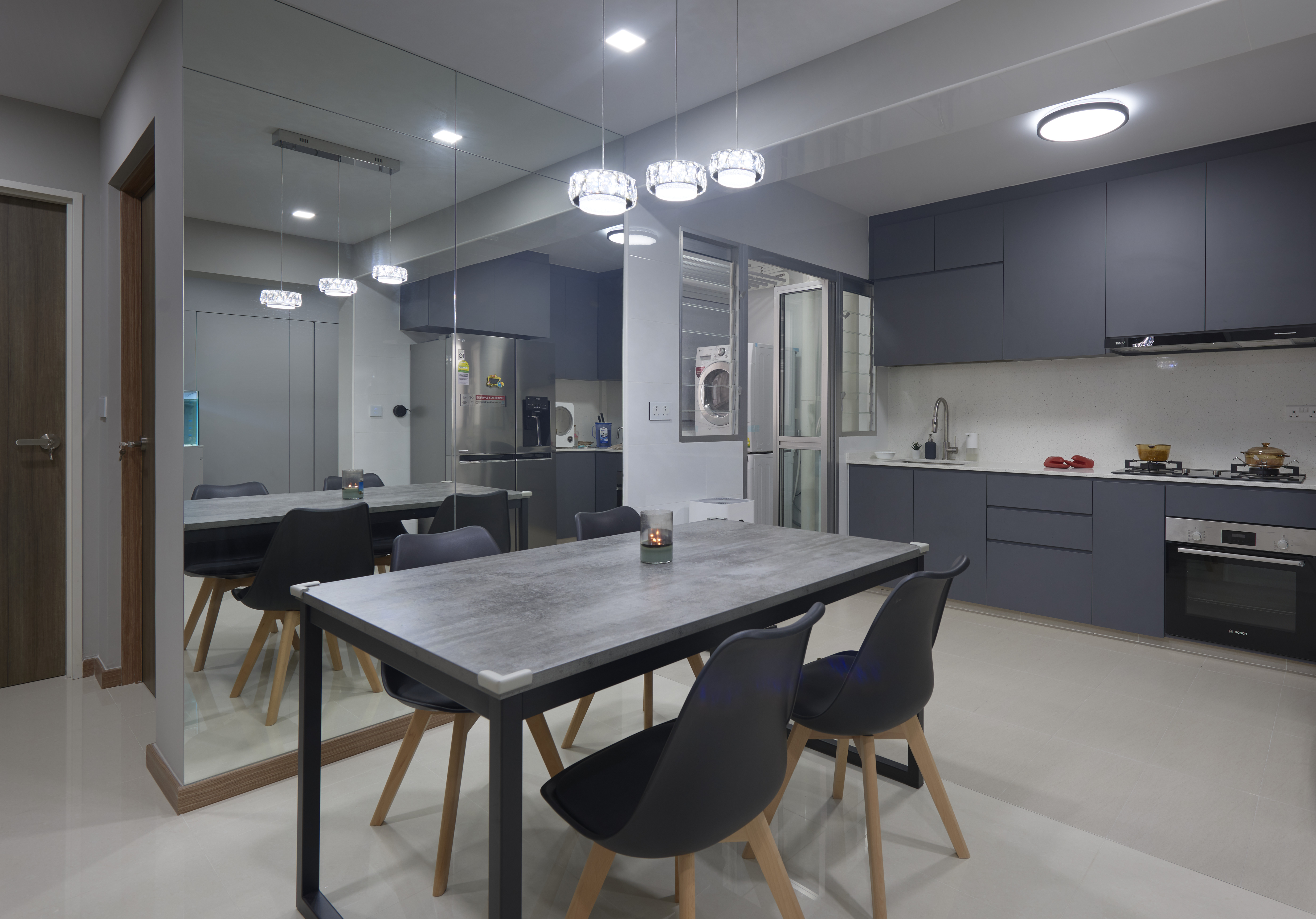 Contemporary, Modern, Scandinavian Design - Dining Room - HDB 4 Room - Design by DC Vision Design Pte Ltd
