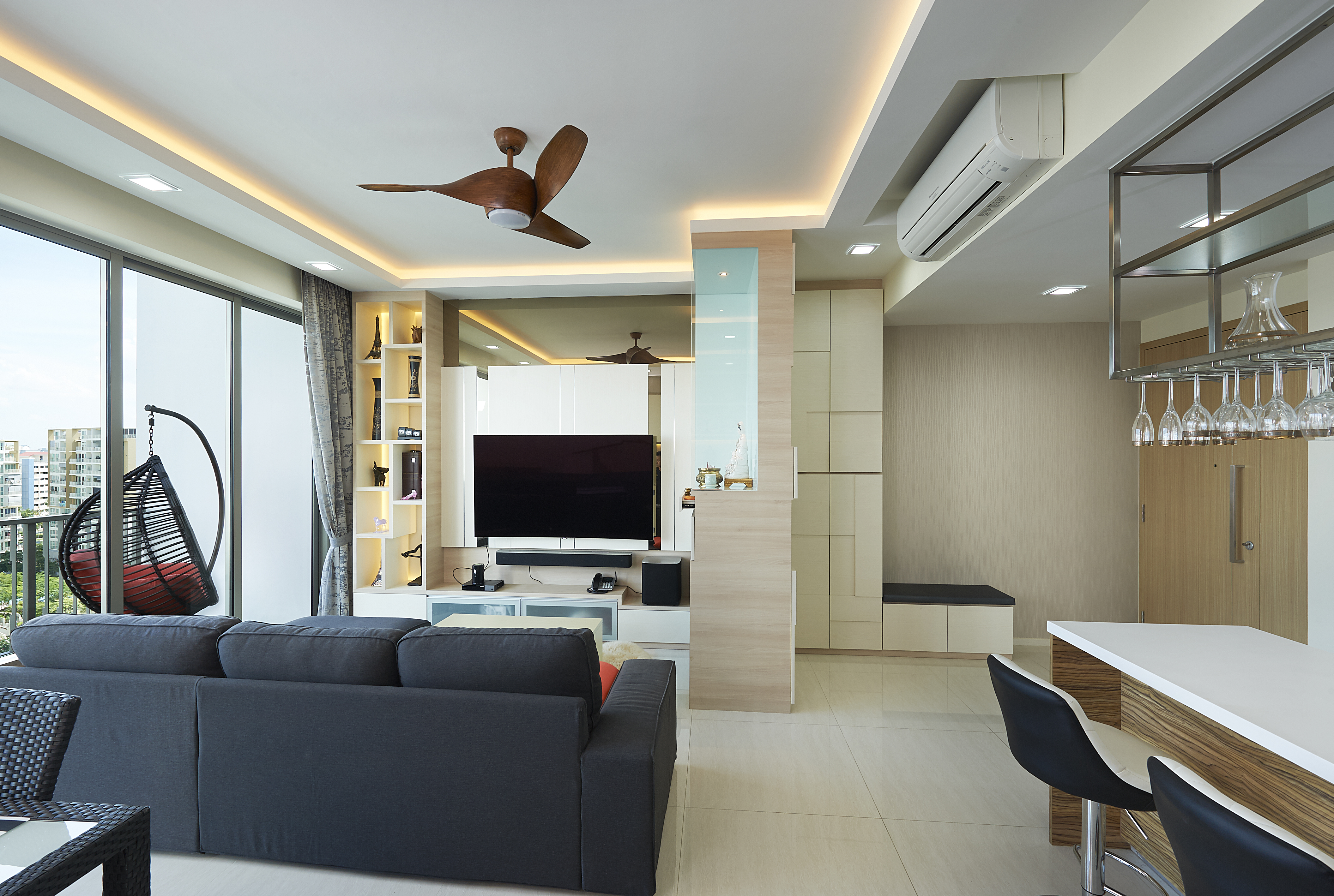 Contemporary, Modern, Victorian Design - Living Room - Condominium - Design by DC Vision Design Pte Ltd