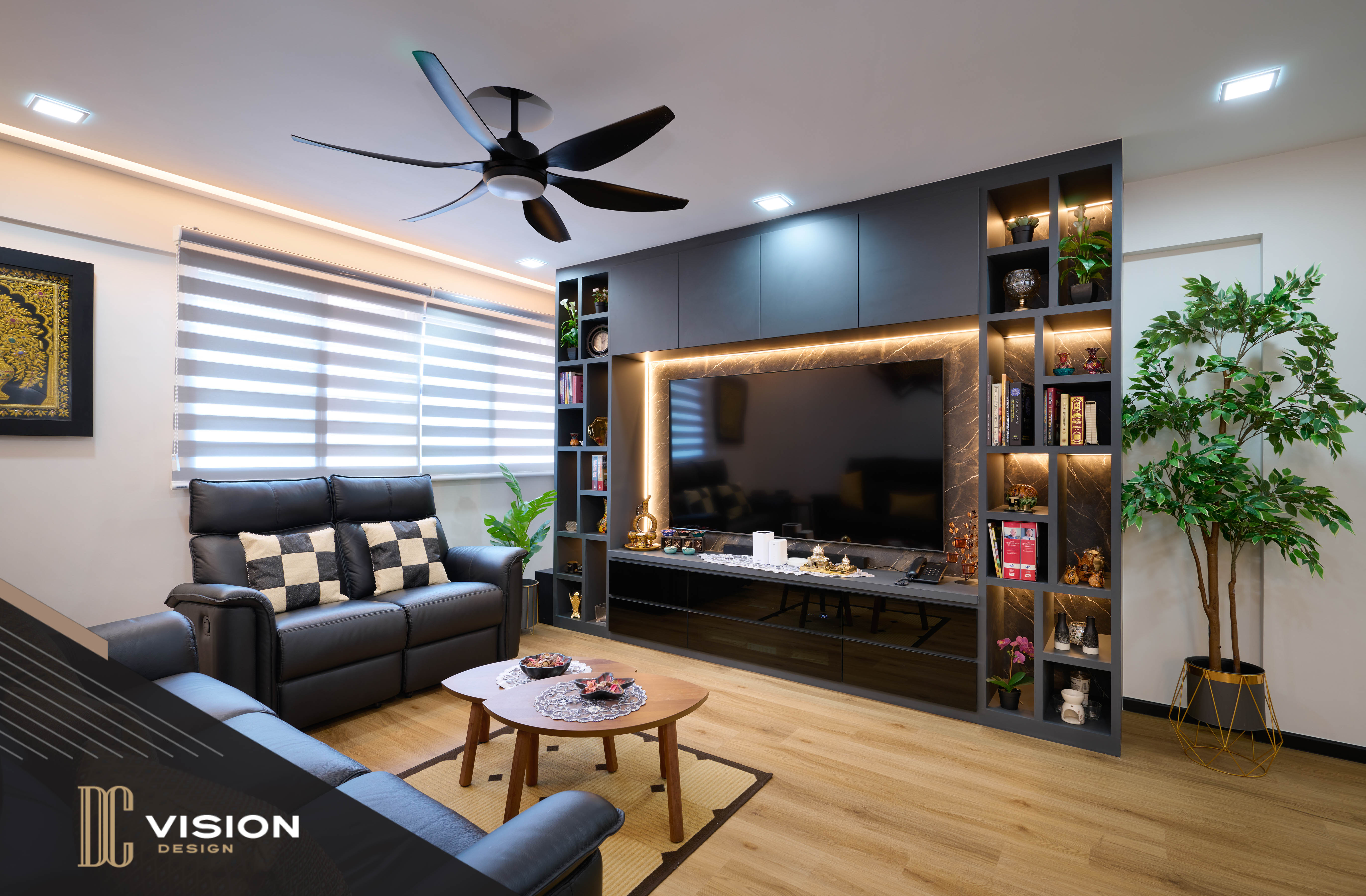 Modern Design -  - HDB 3 Room - Design by DC Vision Design Pte Ltd