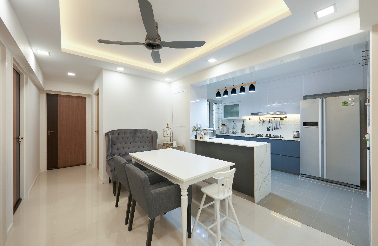 Minimalist, Scandinavian Design - Dining Room - HDB 4 Room - Design by DC Vision Design Pte Ltd