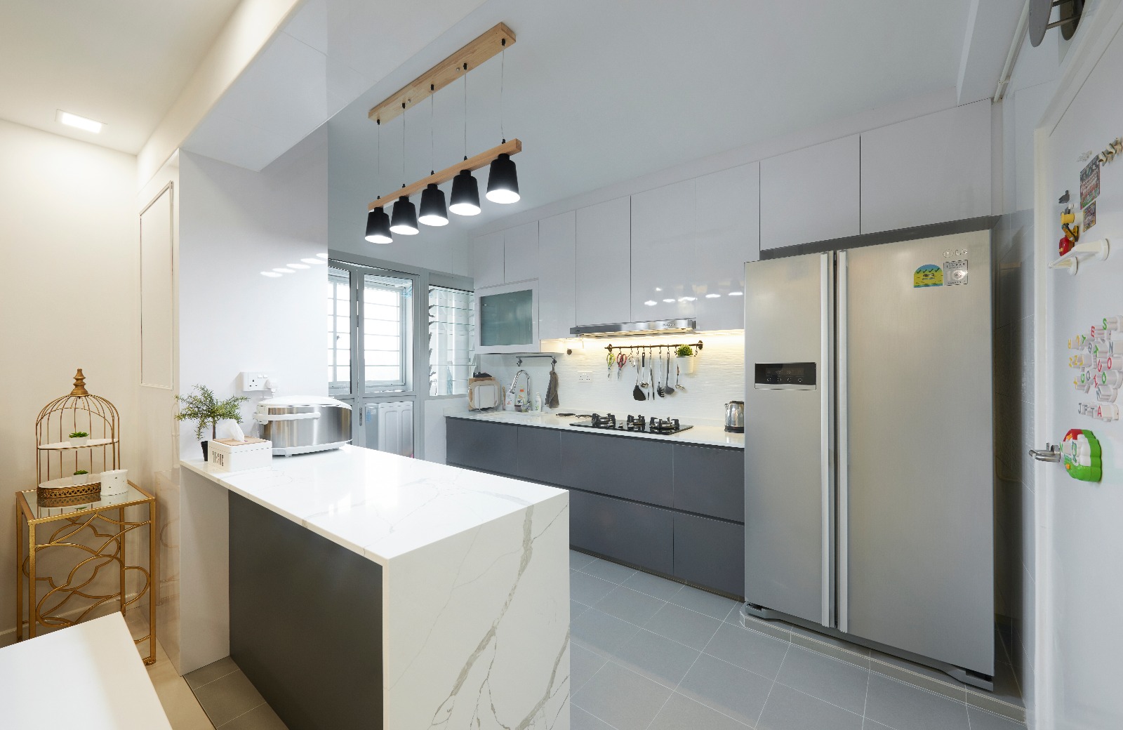 Minimalist, Scandinavian Design - Kitchen - HDB 4 Room - Design by DC Vision Design Pte Ltd