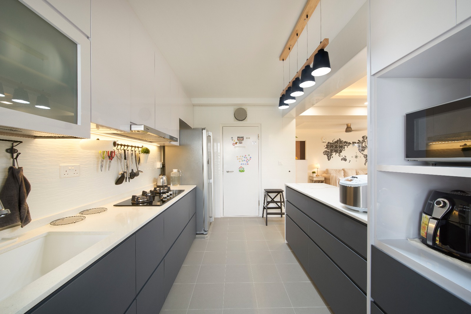 Minimalist, Scandinavian Design - Kitchen - HDB 4 Room - Design by DC Vision Design Pte Ltd