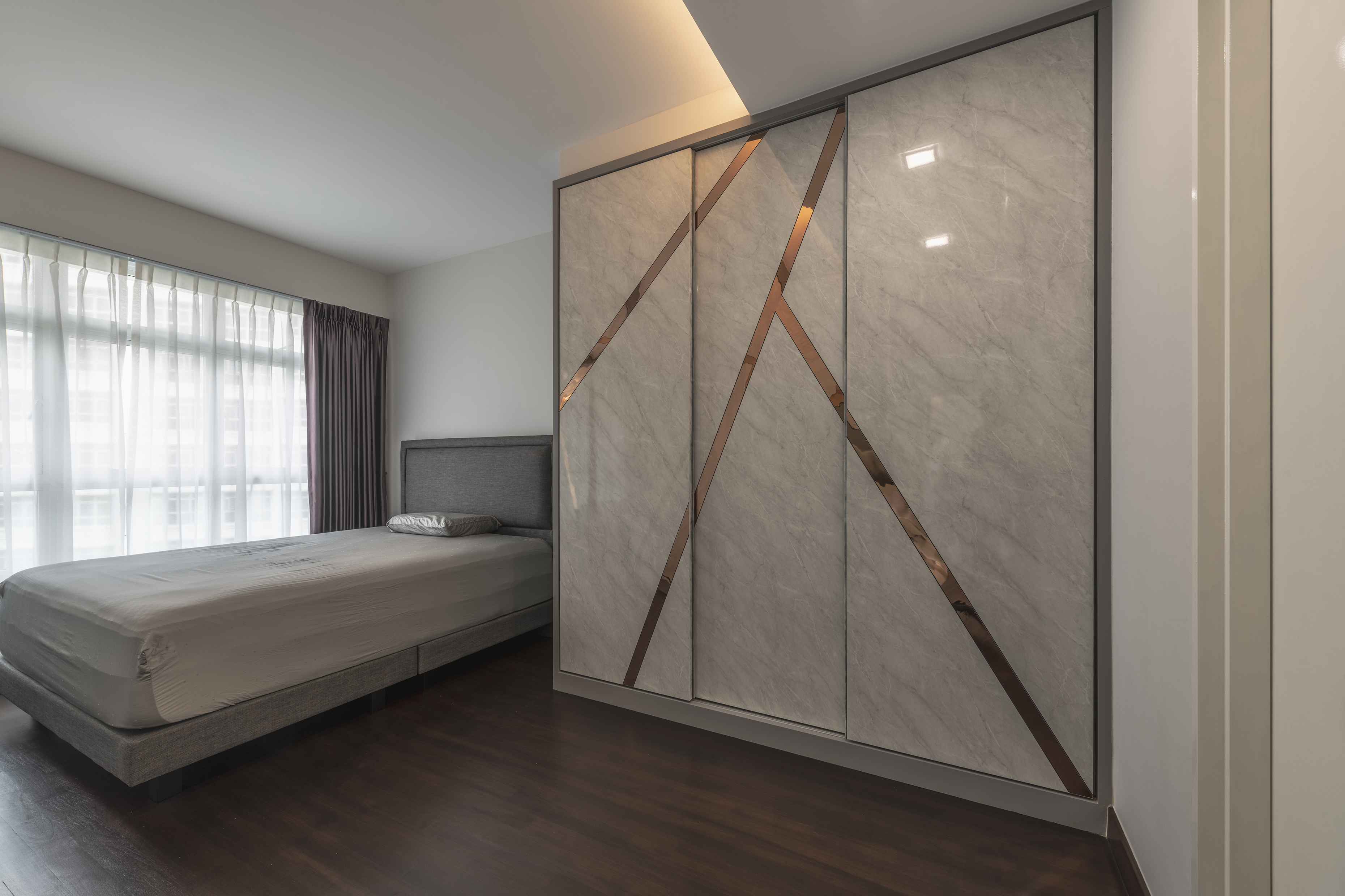 Modern Design - Bedroom - HDB 4 Room - Design by De Exclusive Interior Group Pte Ltd