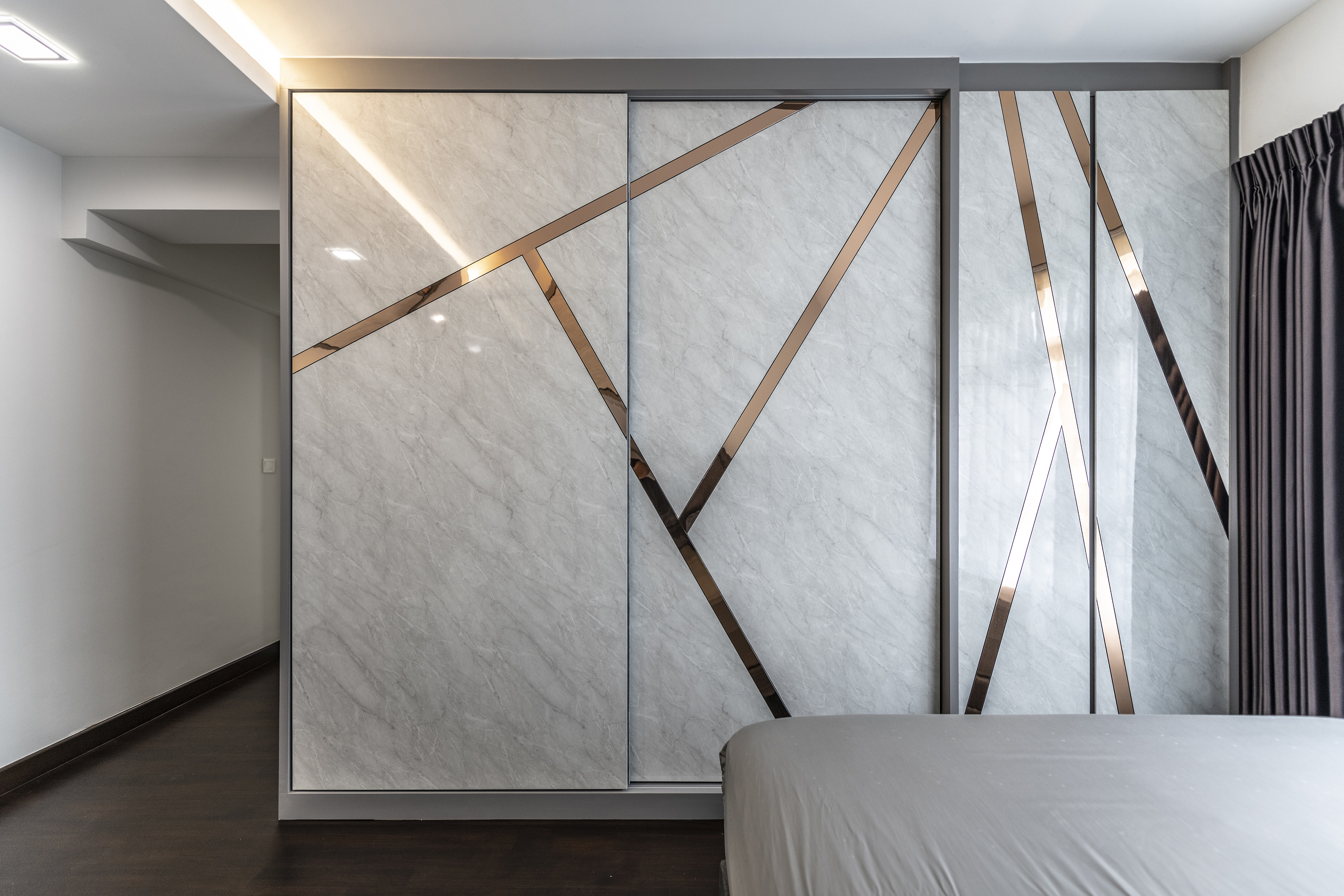 Modern Design - Bedroom - HDB 4 Room - Design by De Exclusive ID Group Pte Ltd