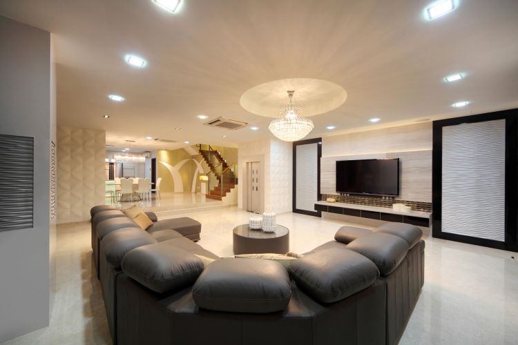 Contemporary, Modern Design - Living Room - Landed House - Design by De Exclusive ID Group Pte Ltd