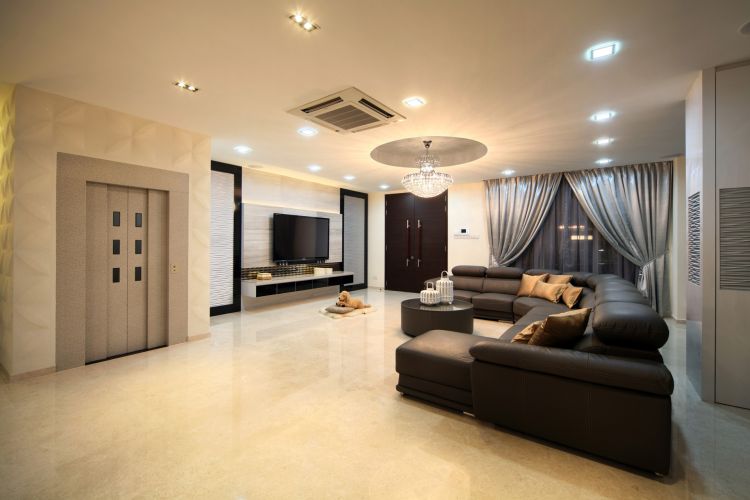 Contemporary, Modern Design - Living Room - Landed House - Design by De Exclusive ID Group Pte Ltd