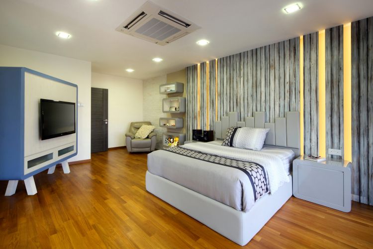 Contemporary, Modern Design - Bedroom - Landed House - Design by De Exclusive ID Group Pte Ltd