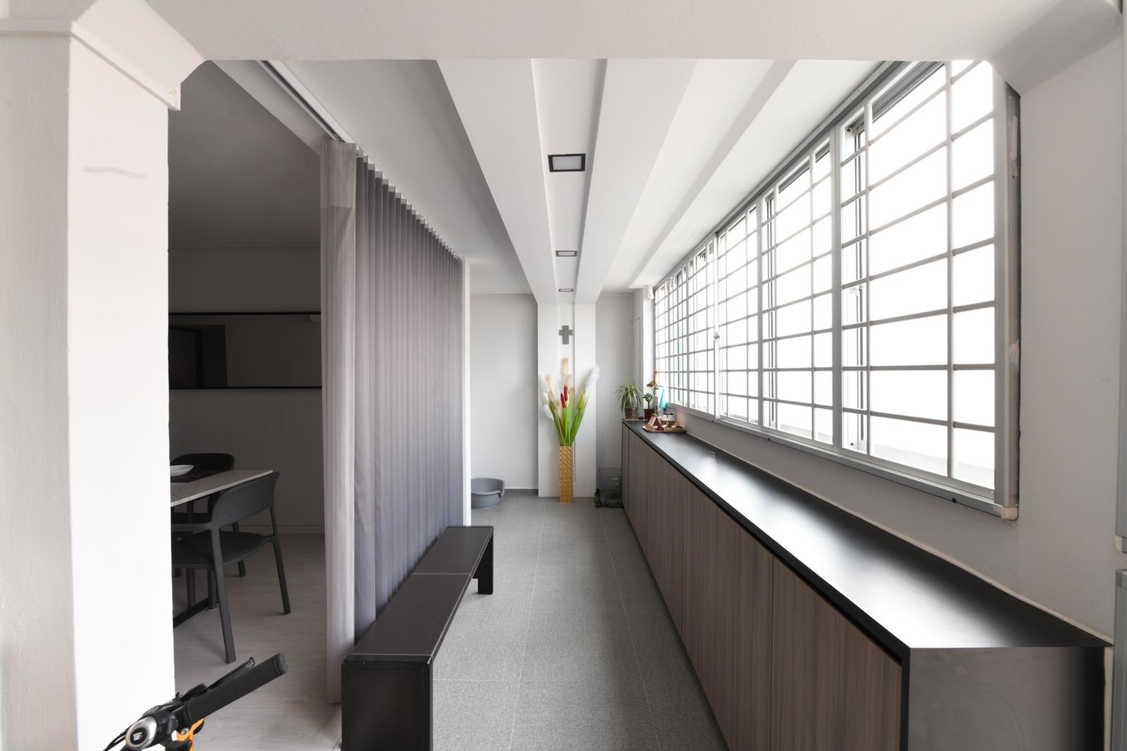 Modern Design - Balcony - HDB 4 Room - Design by De Exclusive ID Group Pte Ltd