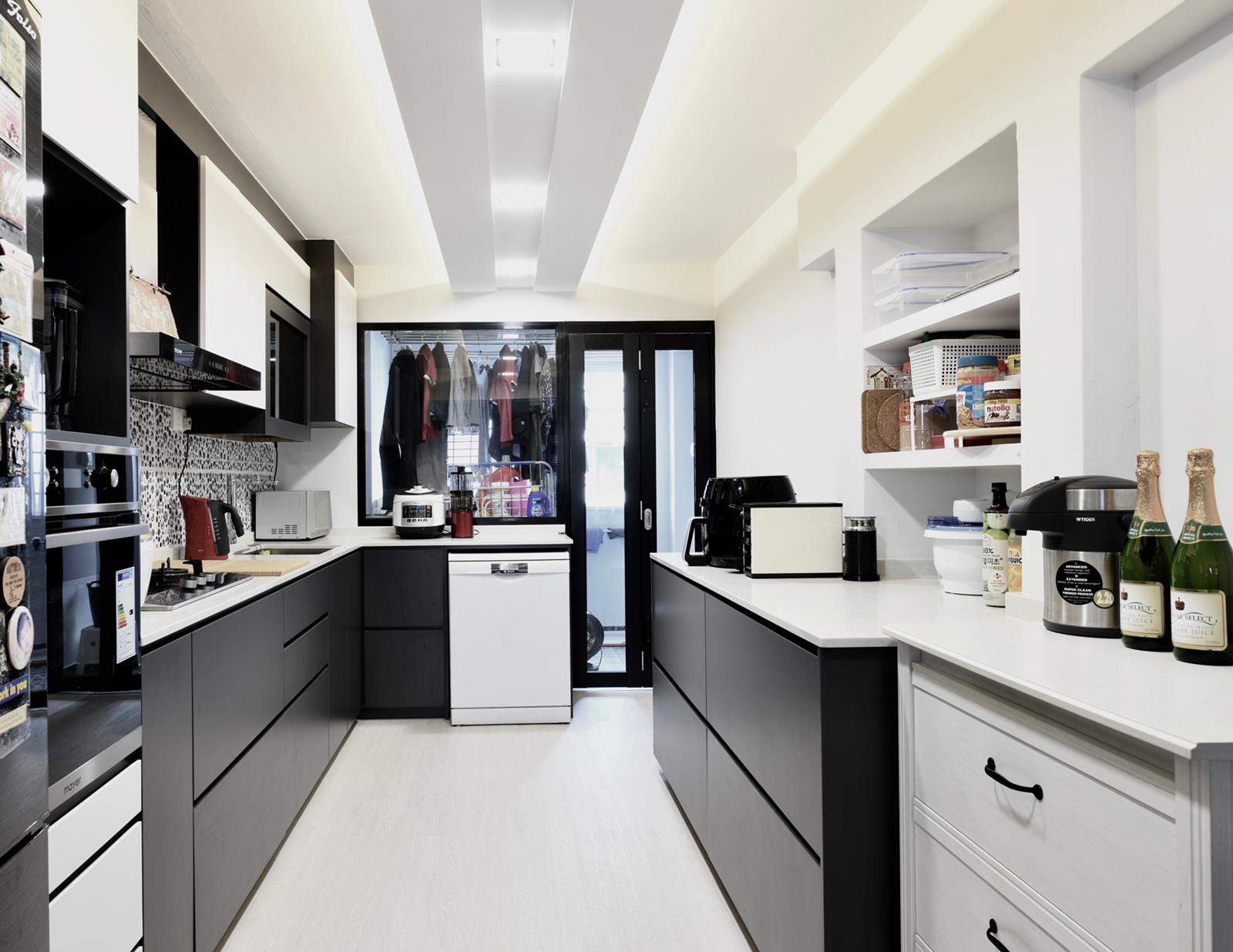 Modern Design - Kitchen - HDB 4 Room - Design by De Exclusive ID Group Pte Ltd