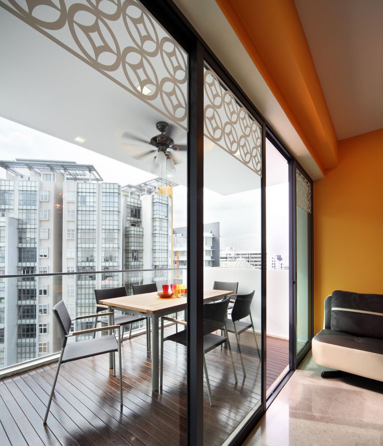 Contemporary, Retro Design - Balcony - Condominium - Design by De Exclusive ID Group Pte Ltd