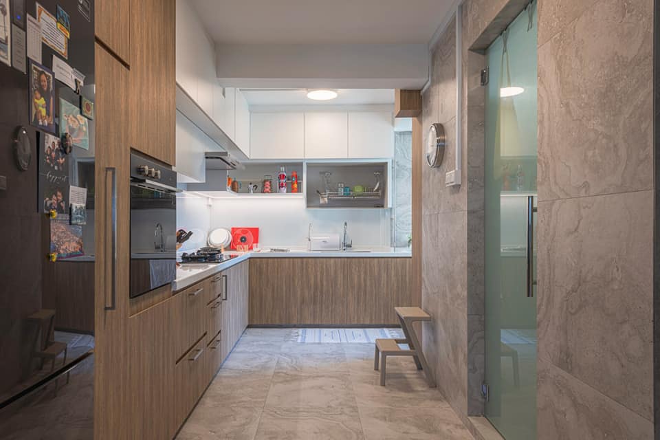 Modern Design - Kitchen - HDB 5 Room - Design by De Exclusive ID Group Pte Ltd