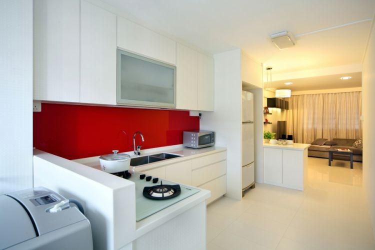 Contemporary, Modern Design - Kitchen - HDB 4 Room - Design by De Exclusive ID Group Pte Ltd