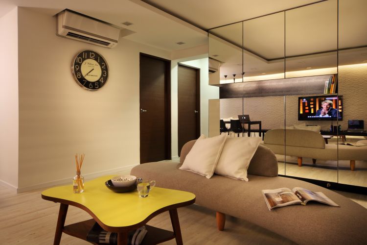 Contemporary, Modern Design - Living Room - HDB 4 Room - Design by De Exclusive ID Group Pte Ltd