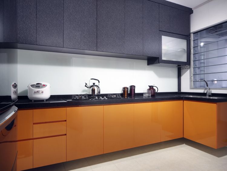 Contemporary, Retro Design - Kitchen - HDB 4 Room - Design by De Exclusive ID Group Pte Ltd