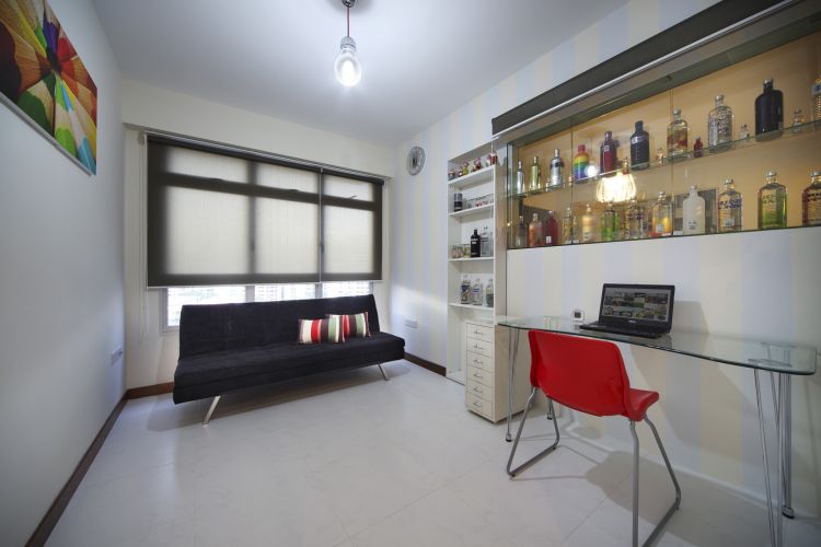 Contemporary, Retro Design - Study Room - HDB 4 Room - Design by De Exclusive ID Group Pte Ltd