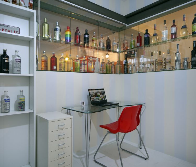 Contemporary, Retro Design - Study Room - HDB 4 Room - Design by De Exclusive ID Group Pte Ltd