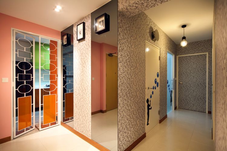 Contemporary, Retro Design - Kitchen - HDB 4 Room - Design by De Exclusive ID Group Pte Ltd