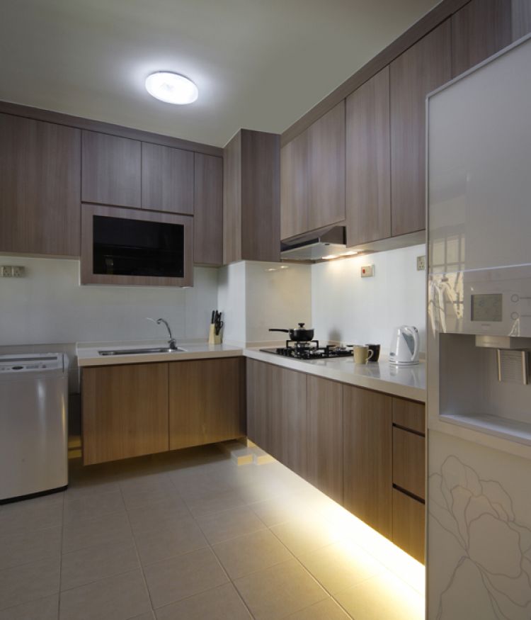 Contemporary, Modern Design - Kitchen - HDB 4 Room - Design by De Exclusive ID Group Pte Ltd