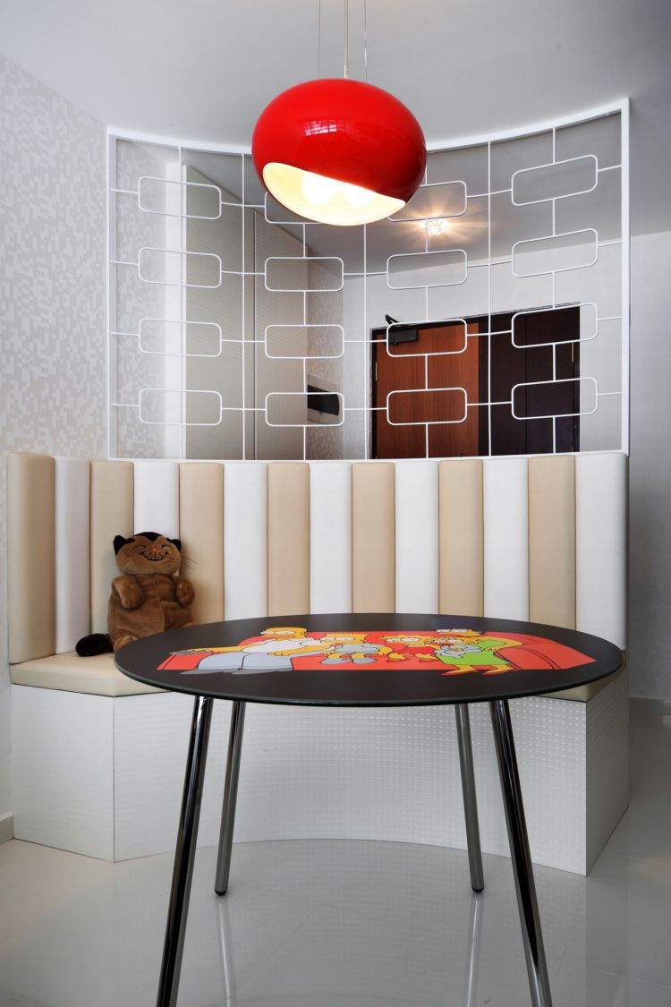 Retro, Scandinavian Design - Dining Room - HDB 4 Room - Design by De Exclusive ID Group Pte Ltd