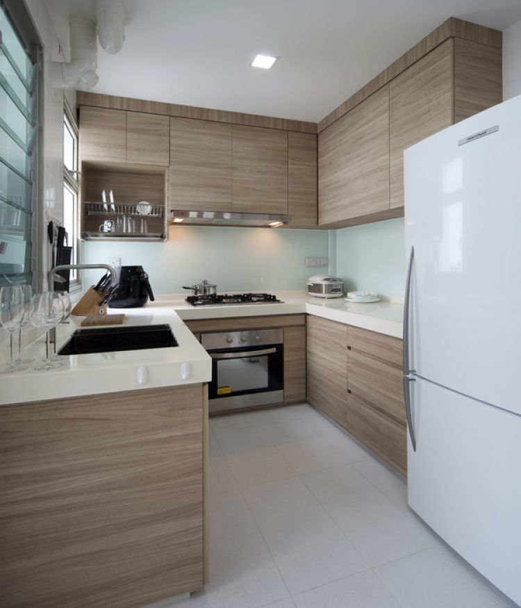 Contemporary, Modern Design - Kitchen - HDB 4 Room - Design by De Exclusive ID Group Pte Ltd