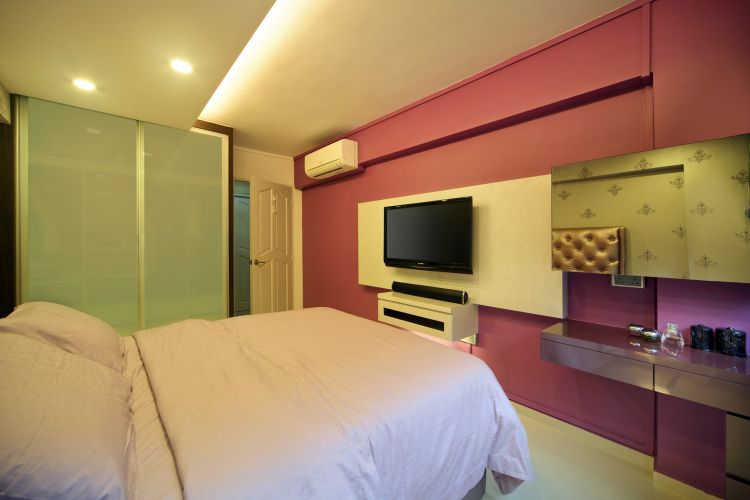 Modern Design - Bedroom - HDB 4 Room - Design by De Exclusive ID Group Pte Ltd