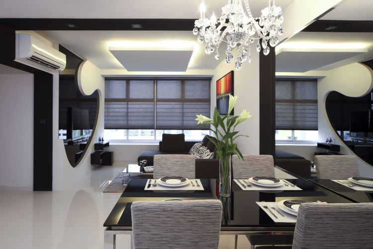 Contemporary Design - Dining Room - HDB 4 Room - Design by De Exclusive ID Group Pte Ltd