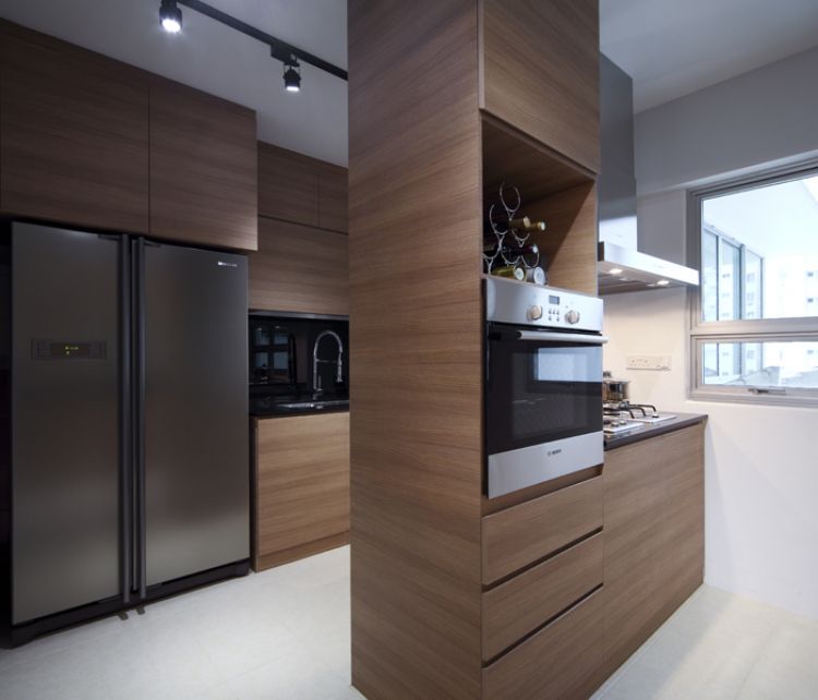 Contemporary Design - Kitchen - HDB 4 Room - Design by De Exclusive ID Group Pte Ltd