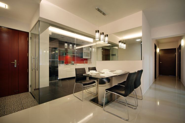 Modern, Scandinavian Design - Dining Room - HDB 5 Room - Design by De Exclusive ID Group Pte Ltd