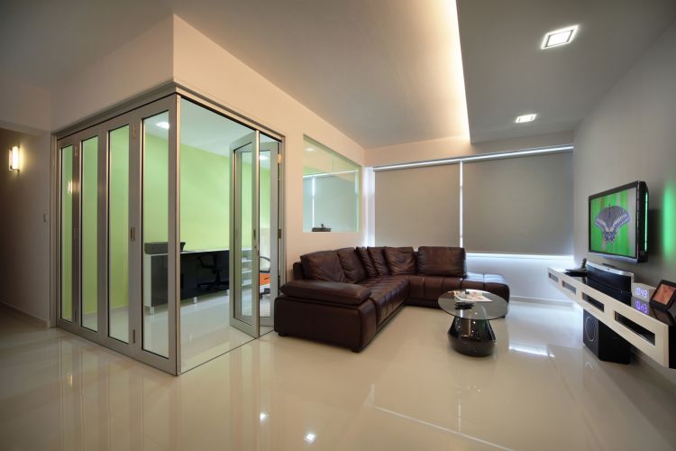 Modern, Scandinavian Design - Living Room - HDB 5 Room - Design by De Exclusive ID Group Pte Ltd