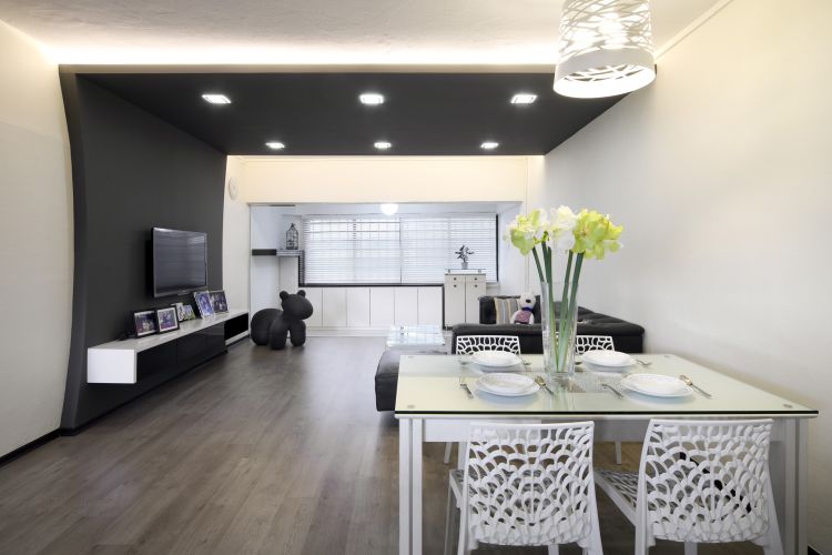 Minimalist, Modern Design - Dining Room - HDB 5 Room - Design by De Exclusive ID Group Pte Ltd