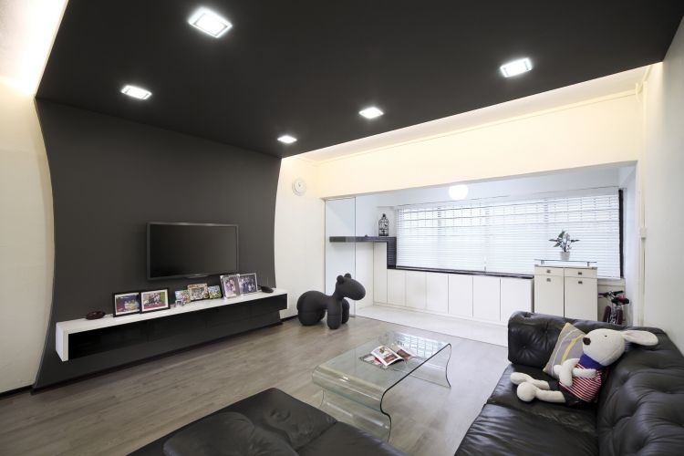 Minimalist, Modern Design - Living Room - HDB 5 Room - Design by De Exclusive ID Group Pte Ltd