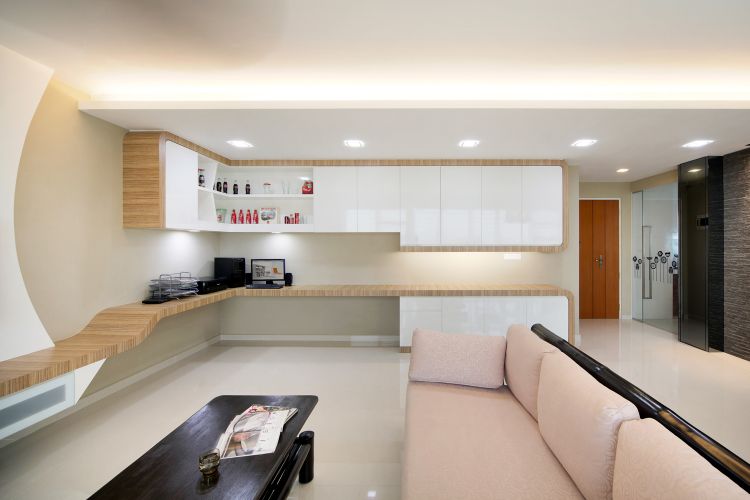 Contemporary, Modern Design - Living Room - HDB 5 Room - Design by De Exclusive ID Group Pte Ltd