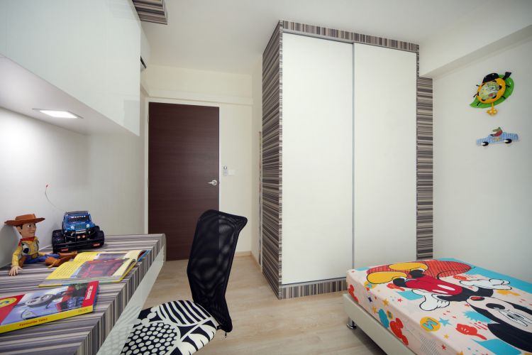 Contemporary, Modern Design - Bedroom - HDB 5 Room - Design by De Exclusive ID Group Pte Ltd