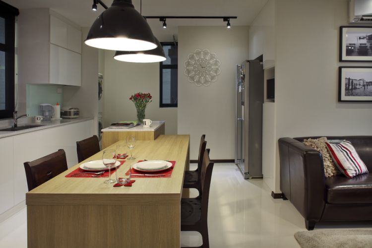 Contemporary, Modern Design - Kitchen - HDB 5 Room - Design by De Exclusive Interior Group Pte Ltd