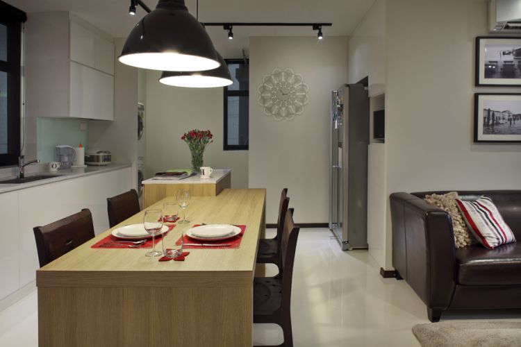 Contemporary, Modern Design - Kitchen - HDB 5 Room - Design by De Exclusive ID Group Pte Ltd