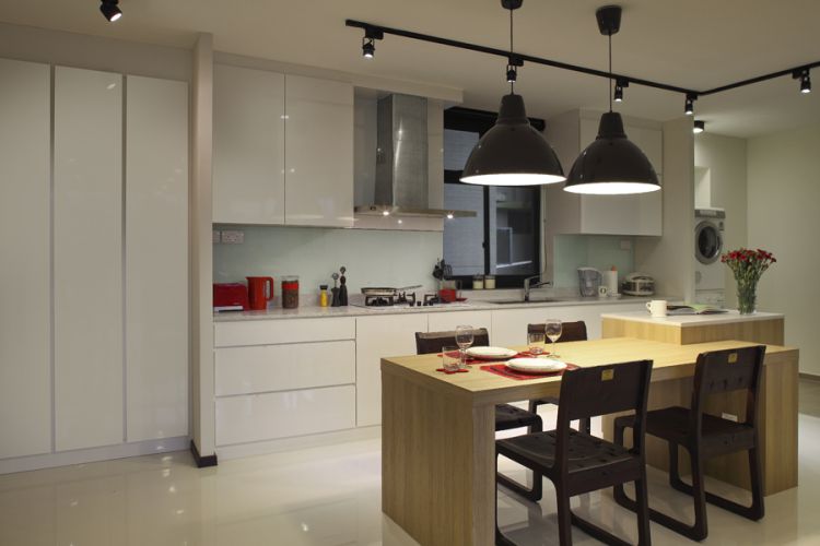 Contemporary, Modern Design - Kitchen - HDB 5 Room - Design by De Exclusive ID Group Pte Ltd