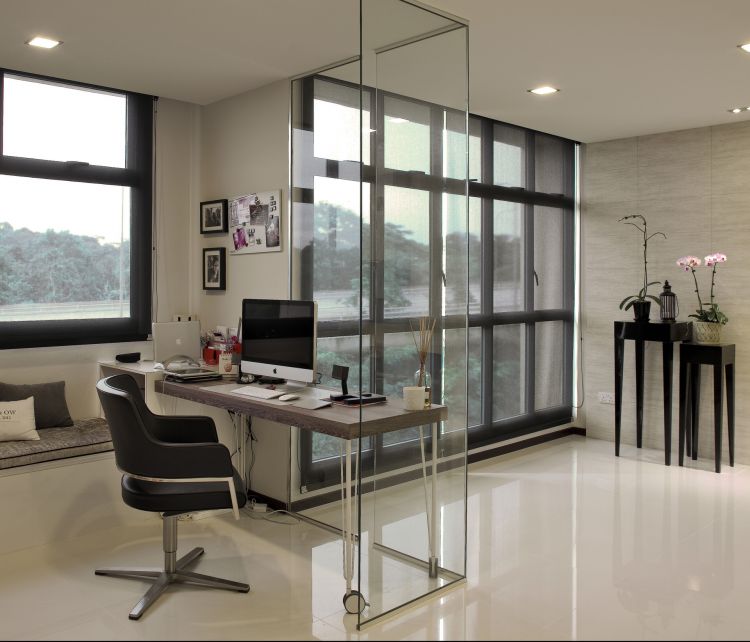 Contemporary, Modern Design - Study Room - HDB 5 Room - Design by De Exclusive ID Group Pte Ltd