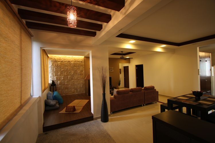 Modern, Tropical Design - Living Room - HDB 5 Room - Design by De Exclusive ID Group Pte Ltd